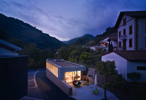Mining and metallurgy heritage centre and cafe in Banca by V2S architectes