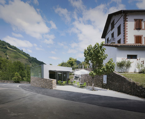 Mining and metallurgy heritage centre and cafe in Banca by V2S architectes