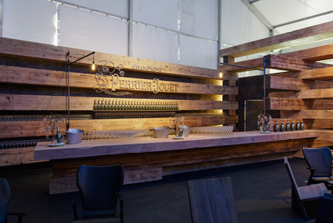 38 Beams at the Design Miami 2014 Collectors Lounge by Olson Kundig