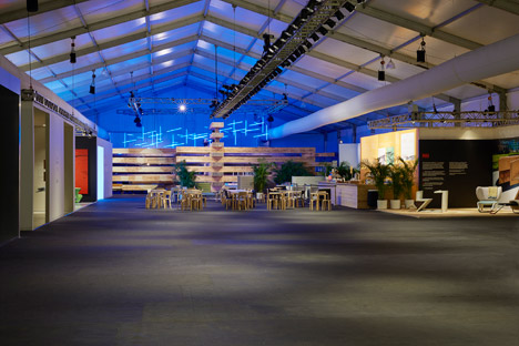 38 Beams at the Design Miami 2014 Collectors Lounge by Olson Kundig