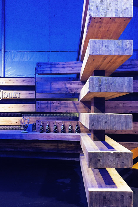 38 Beams at the Design Miami 2014 Collectors Lounge by Olson Kundig