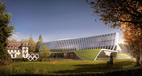 3XN reveals "dynamic, undulating" design for Swiss Olympic headquarters