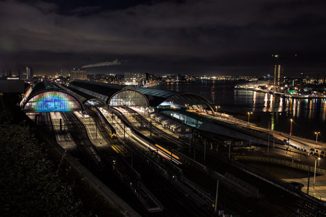 Rainbow Station by Daan Roosegaarde