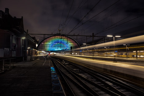 Rainbow Station by Daan Roosegaarde
