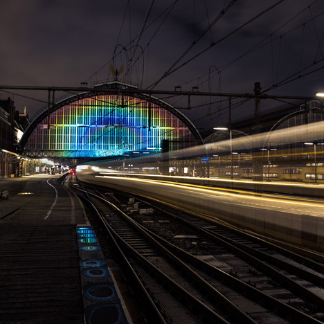 Rainbow Station by Daan Roosegaarde