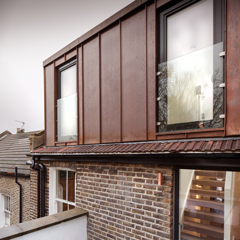 Roof extension to east london flat by Poulsom Middlehurst