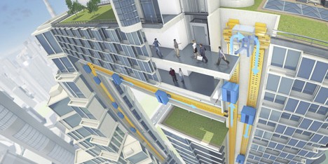 Revolutionary elevator uses magnets to move sideways