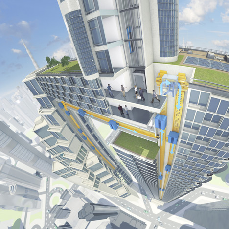 Revolutionary elevator uses magnets to move sideways