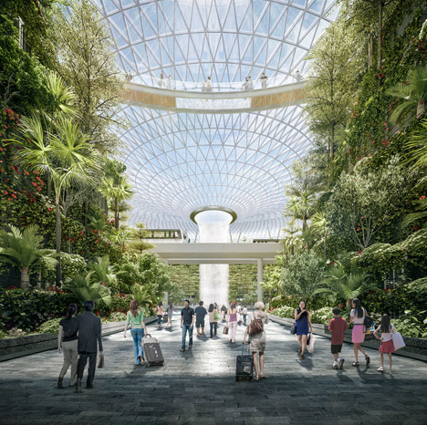 Changi Airport in Singapore by Safdie Architects