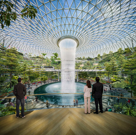 Changi Airport in Singapore by Safdie Architects