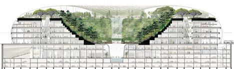 Changi Airport in Singapore by Safdie Architects