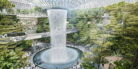 Changi Airport in Singapore by Safdie Architects