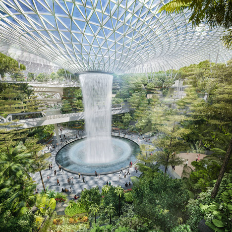 Changi Airport in Singapore by Safdie Architects