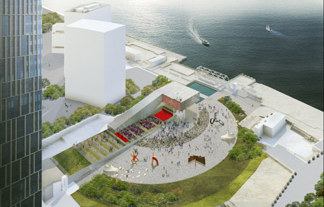 Shanghai LuJiazui Exhibition Centre by OMA