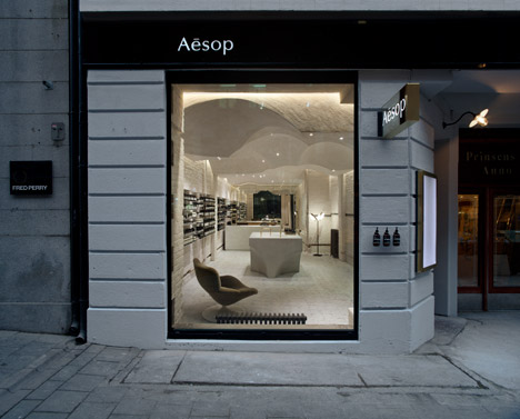 Oslo Aesop store by Snøhetta