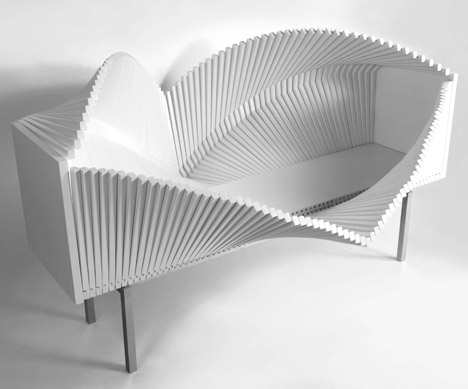 The Wave cabinet by Sebastian Errazuriz
