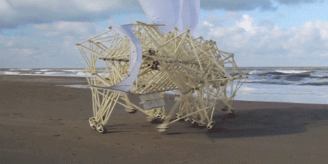 “I try to make new forms of life,” says Strandbeests creator Theo Jansen