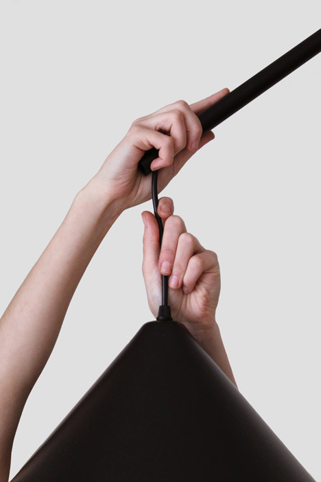 Umleiter lamp by Veronika Gombert