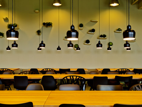 Vitra's Gehry's Building Canteen by Aurélie Blanchard Architect