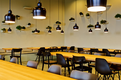 Vitra's Gehry's Building Canteen by Aurélie Blanchard Architect