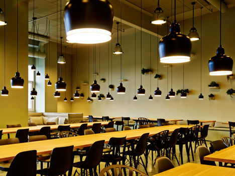 Vitra's Gehry's Building Canteen by Aurélie Blanchard Architect