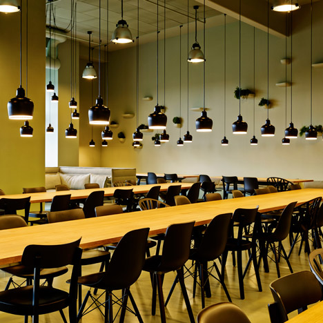 Vitra's Gehry's Building Canteen by Aurélie Blanchard Architect