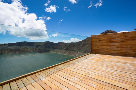 Volcano crater observation deck by Javier Mera, Jorge Andrade and Daniel Moreno