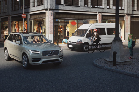 Volvo connected cycle helmet system