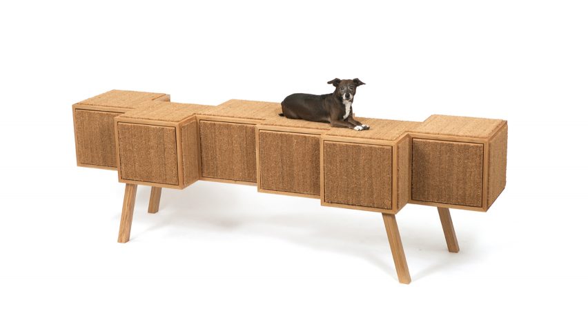 Campana brothers cover wooden furniture with doormats
