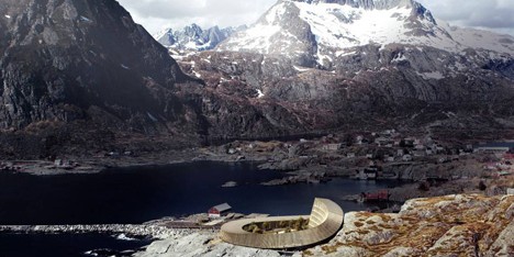 Lofoten Opera Hotel, Norway, by Snøhetta