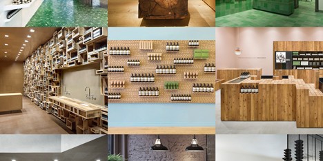 New Pinterest board: Aesop store designs