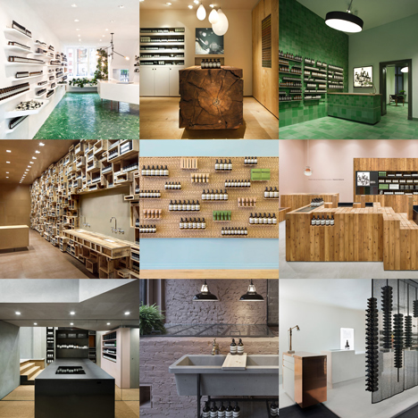 New Pinterest board: Aesop store designs