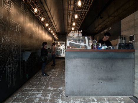 A comic book fanatic’s caffeine cave near Central Station by Nettleton Architects