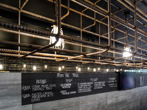 A comic book fanatic’s caffeine cave near Central Station by Nettleton Architects