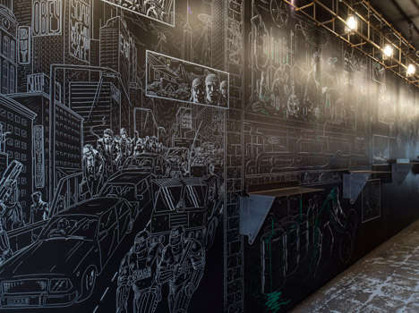 A comic book fanatic’s caffeine cave near Central Station by Nettleton Architects