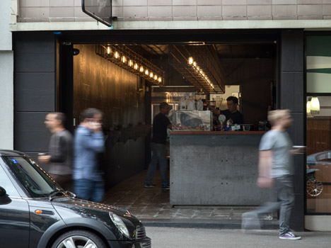 A comic book fanatic's caffeine cave near Central Station by Nettleton Architects