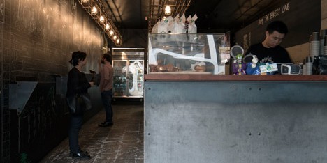 A comic book fanatic’s caffeine cave near Central Station by Nettleton Architects