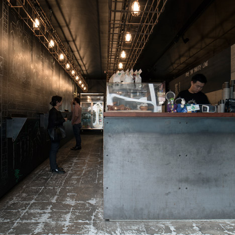 A comic book fanatic’s caffeine cave near Central Station by Nettleton Architects