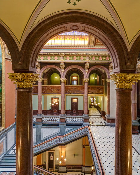 Illinois State Capitol West Wing Restoration; Springfield, Illinois, by Vinci Hamp Architects