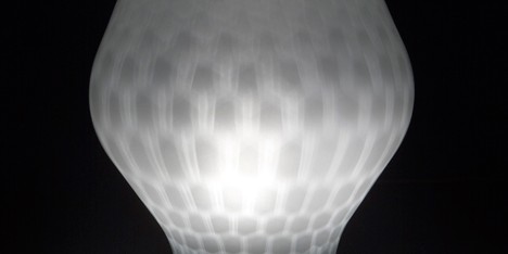 Benjamin Hubert experiments with glass blowing to create Beacon lamps
