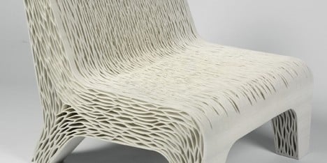 Biomimicry 3D-printed Soft Seat by Lilian van Daal