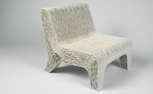 Biomimicry 3D-printed Soft Seat by Lilian van Daal