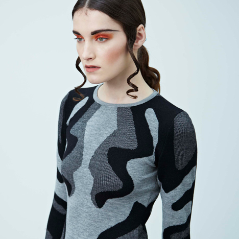 Brooke Roberts turns brain scans into knitwear patterns