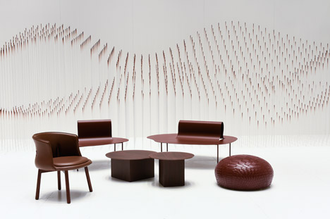 Chocolatetexture installation by Nendo at Maison&Objet 2015