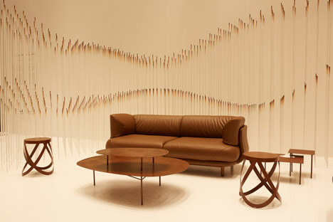 Chocolatetexture installation by Nendo at Maison&Objet 2015