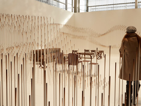 Chocolatetexture installation by Nendo at Maison&Objet 2015