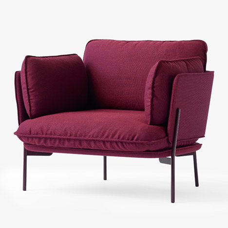Luca Nichetto combines Danish and Italian design for Cloud seating range