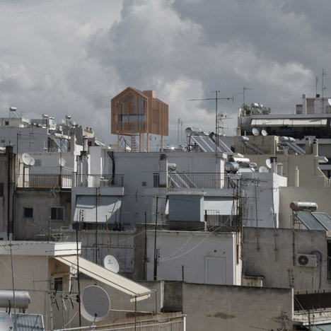 Detached Urban Hut in Athens by Dragonas Christopoulou Architects