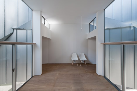 Alphaville's Dig In the Sky house comprises three blocks connected by bridges