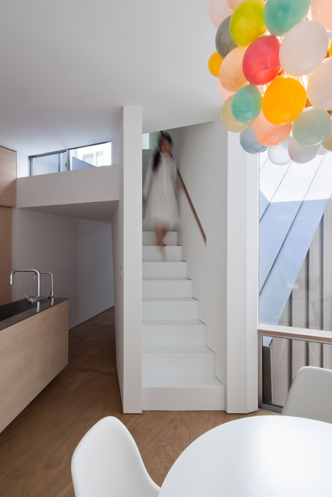 Alphaville's Dig In the Sky house comprises three blocks connected by bridges
